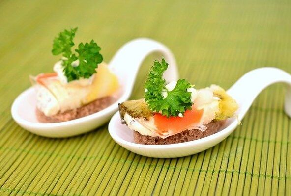 Bocadillos de comida